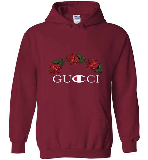 hoodie gucci champion|Gucci hoodie reflective.